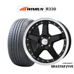 サマータイヤ ホイール4本セット BADX ロクサーニ グラスターファイブ WINRUN ウインラン R330 185/55R16