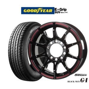 サマータイヤ ホイール4本セット 5ZIGEN ゴジゲン ブラックマン ジーアイ グッドイヤー エフィシエント グリップ SUV HP01 175/80R16