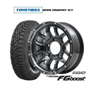 RAYSデイトナF6 drive TOYOタイヤ OPENCOUNTRY R/T RAYS オフロードタイヤ ホイール4本セット レイズ チーム