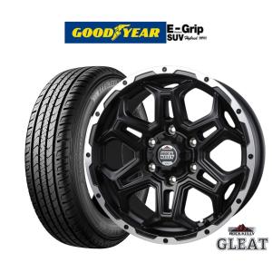 サマータイヤ ホイール4本セット BADX ロックケリー ROCK KELLY グリート(6穴) グッドイヤー エフィシエント グリップ SUV HP01 265/70R17｜carport-maluzen