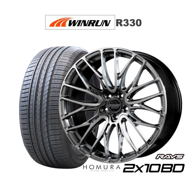 サマータイヤ ホイール4本セット レイズ HOMURA ホムラ 2×10 BD WINRUN ウイン...