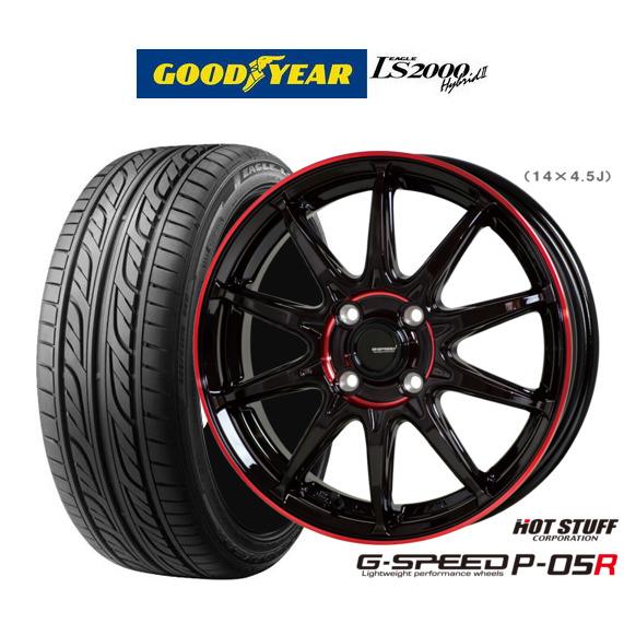 サマータイヤ ホイール4本セット ホットスタッフ G.speed P-05R グッドイヤー イーグル...