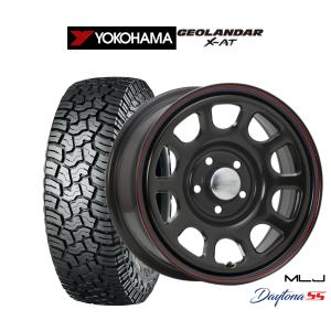 程度良好品】HLK ロックフォース 16in 6.5J +38 PCD139.7 4本セット