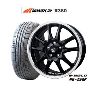 サマータイヤ ホイール4本セット BADX エスホールド S-5V(5穴) グッド