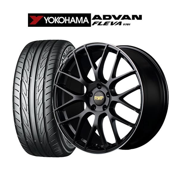 サマータイヤ ホイール4本セット MID RMP 028F ヨコハマ ADVAN アドバン フレバ ...