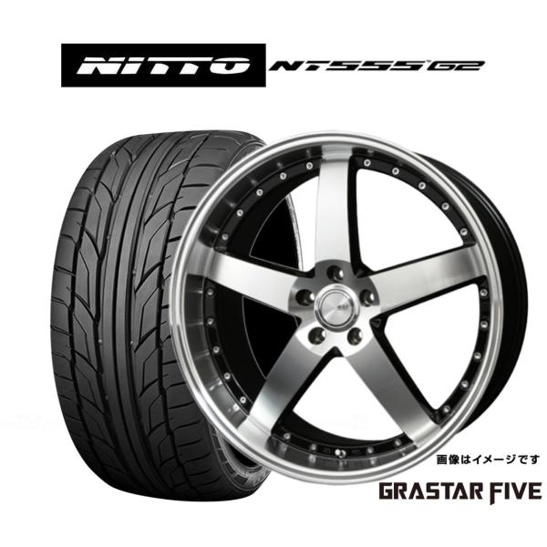 サマータイヤ ホイール4本セット BADX ロクサーニ グラスターファイブ NITTO NT555 ...