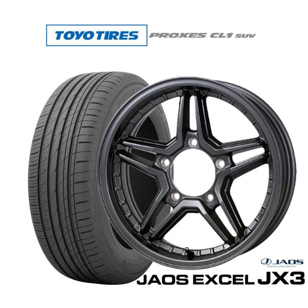 サマータイヤ ホイール4本セット JAOS ジャオス エクセル JX3 トーヨータイヤ プロクセス ...