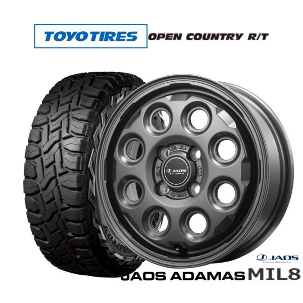 オフロードタイヤ ホイール4本セット JAOS ジャオス アダマス MIL-8 トーヨータイヤ OP...