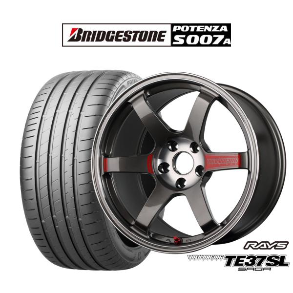 サマータイヤ ホイール4本セット レイズ ボルクレーシング TE37 サーガ SL ブリヂストン P...