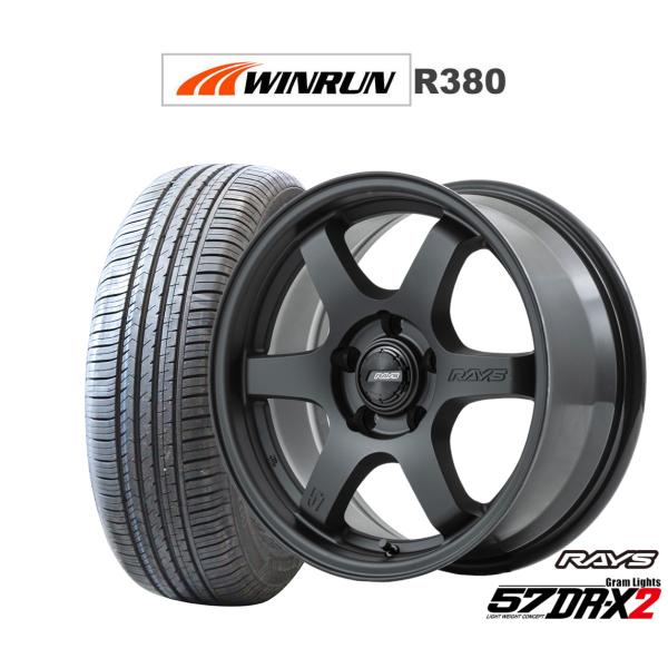 サマータイヤ ホイール4本セット レイズ グラムライツ 57 DR-X2 WINRUN ウインラン ...