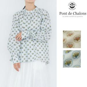 PONT DE CHALONS ポンデシャロン パニエプリントブラウス ブラウス レディース 26SS