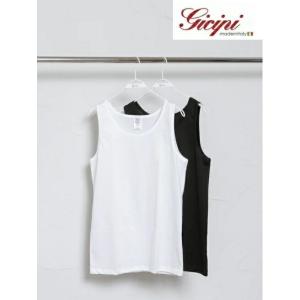 GICIPI ジチピ タンクトップ MAGGIORE  メンズ 261 クルーネック ベーシック ノ...
