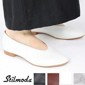 Stilmoda スティルモーダ フラットパンプス 5404 イタリア製 甲深