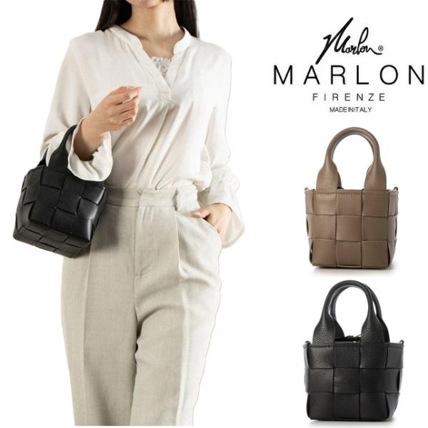 MARLON FIRENZE マーロンフィレンツェ ミニハンドバッグ イントレチャート ショルダーバ...