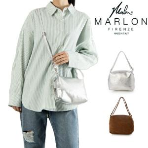 MARLON FIRENZE レザーハンドバッグ スタッズ ショルダーバッグ MARLON FIRENZE(マーロンフィレンツェ) SHOPPER MINI STUDS ショッパー