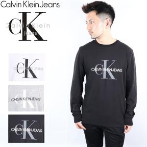 カルバンクライン ジーンズ CALVIN KLEIN JEANS 長袖 Tシャツ  ロンT メンズ レディース モノグラム ロゴ CK ブランド ロングティーシャツ
