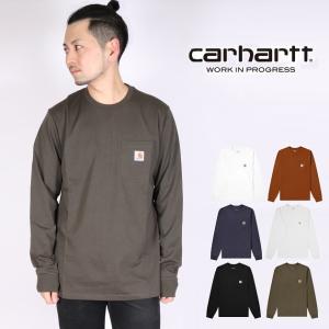 カーハート WIP Carhartt WIP ロンT 長袖 Ｔシャツ I029955 L/S T-SHIRT ロングスリーブ アメリカン スクリプト ロゴ刺繍 ヘビーウエイト