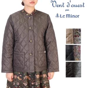 ルミノア Le minor コート ジャケット ショート レディース 高密度タフタ×LIBERTY リバティ 秋冬 23AW EL35301 長袖｜carre-store