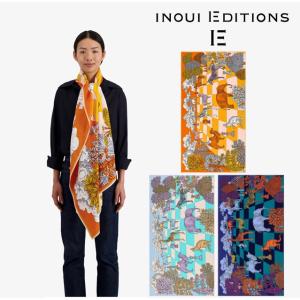 INOUI EDITIONS イヌイエディションズ コットンストール 24SS REVERIE スカーフ  inouitoosh イヌイトゥーシュ ET191MA23 ET191MA58 ET191MA32 春夏｜carre-store