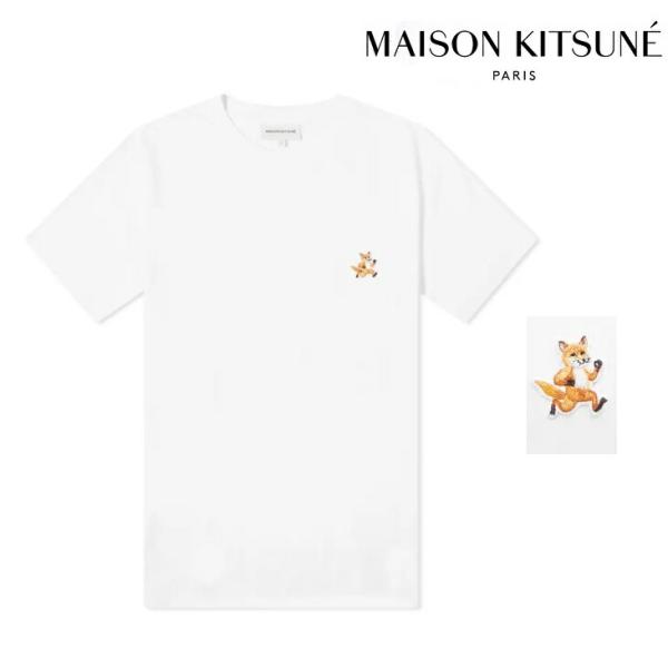メゾンキツネ Maison kitsune Tシャツ SPEEDY FOX PATCH COMFOR...