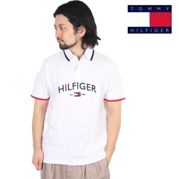 TOMMY HILFIGER トミー ヒルフィガー メンズ 半袖 ポロシャツ トップス NIAL S...