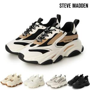 STEVE MADDEN スティーブマデン POSSESSION スニーカー レディース 厚底 Y2K ボリュームソール メッシュ素材
