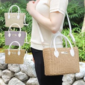 かごバッグ トート シンプル ミニショルダーバッグ レディース 50代 籠 おしゃれ レディス 2WAY トートバッグ ショルダー 斜め掛け カゴ 軽い ペーパー bag