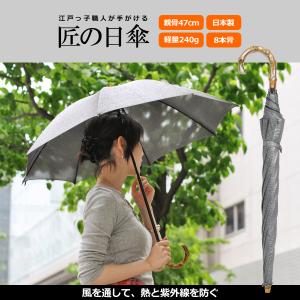 日傘 長傘 日本製 スパッタリング ヌーベルジャポネ スライド ショート傘 軽い 丈夫 UV レディース メンズ 男女兼用