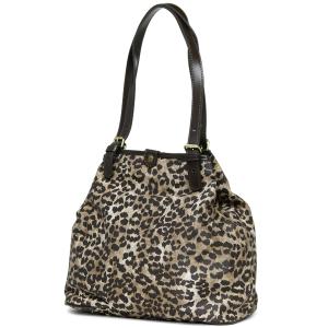トートバッグ レディース レディス レオパード ヒョウ柄 ナイロン 本革レザー 2WAYショルダー イタリアブランド Sander's ノエル bag brand