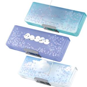 両面開きペンケース 空 雲 青空 スカイ キラキラ 筆箱 ふでばこ ペン