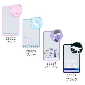 (連)プリント 透明 ランドセルカバー 28322/ピンク