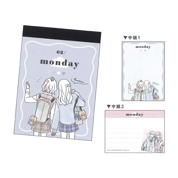 Like オルチャン TOTAL STATIONERY ミニメモ 209935/制服 K 2023年...