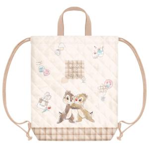 新学期 キャラクター文具雑貨 STATIONERYBAGZAKKA COLLECTION 巾着 〈L〉 110615/チップ＆デール K 2022年11月の商品画像