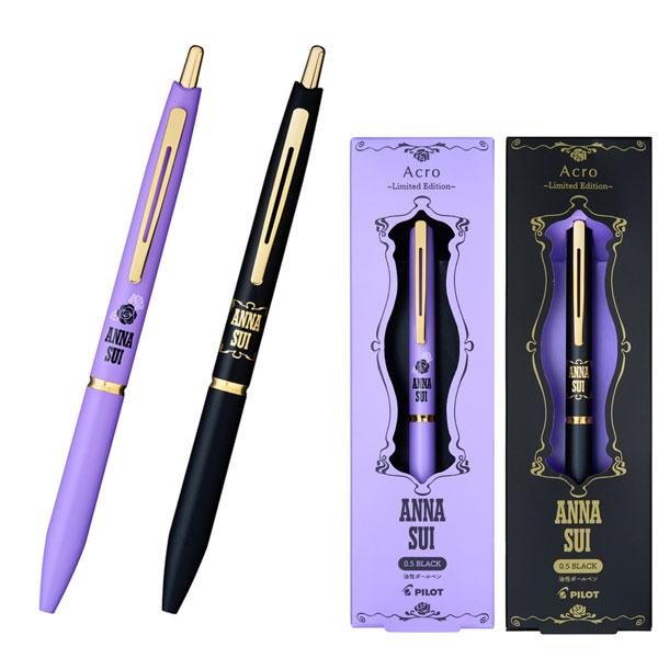 数量限定 アクロ Acro ボールペン ANNA SUI アナスイ コラボ ゴールドライン 0.5 ...