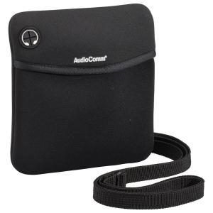 オーム電機 AudioComm ポータブルCDプレーヤーポーチ ブラック AV-P1016ZYD-K 03-1963