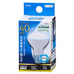 オーム電機 LED電球 ミニレフランプ形 E17 40形相当 昼光色 LDR3D-W-E17 A9 06-0768