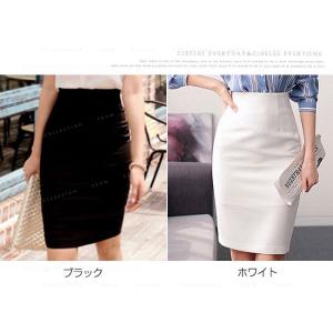 タイトスカート レディース ボトムス 膝丈 ハ...の詳細画像1