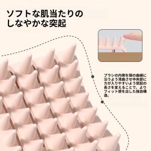 シャンプーブラシ スカルプブラシ ヘッドスパブ...の詳細画像2