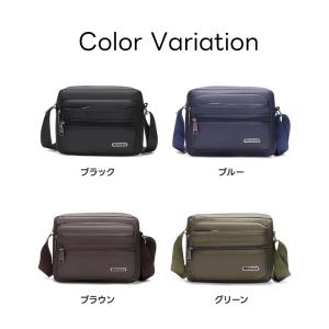 ボディバッグ 6ポケット ショルダーバッグ メ...の詳細画像1