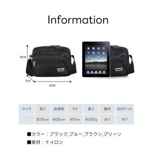ボディバッグ 6ポケット ショルダーバッグ メ...の詳細画像2