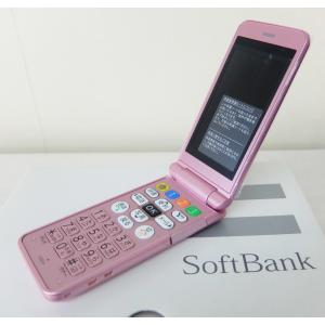 ソフトバンク SoftBank シャープ 108SH ピンク 新品同様 新品時の保護フィルム付 #330117889｜carry-mobile