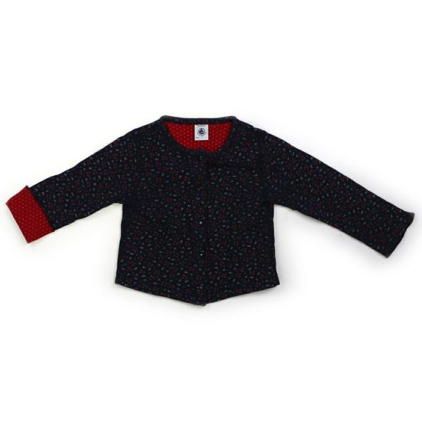 プチバトー PETIT BATEAU カーディガン 80サイズ 女の子 子供服 ベビー服 キッズ