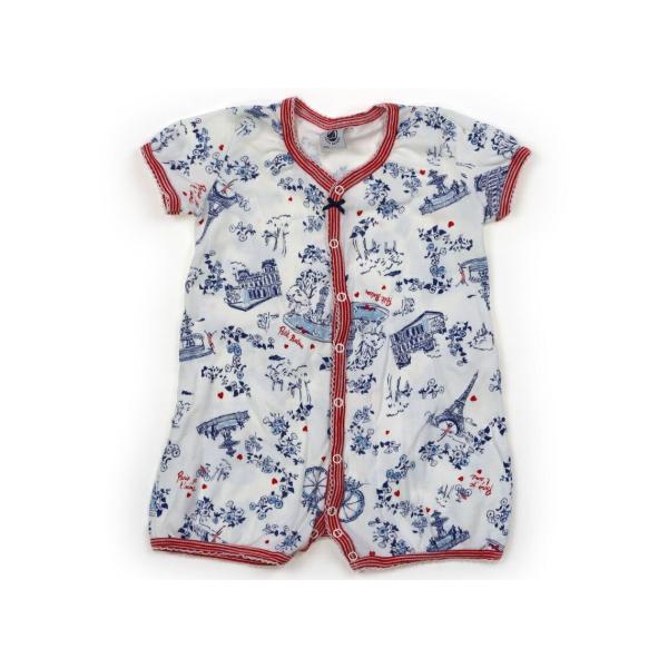 プチバトー PETIT BATEAU カバーオール 60サイズ 女の子 子供服 ベビー服 キッズ