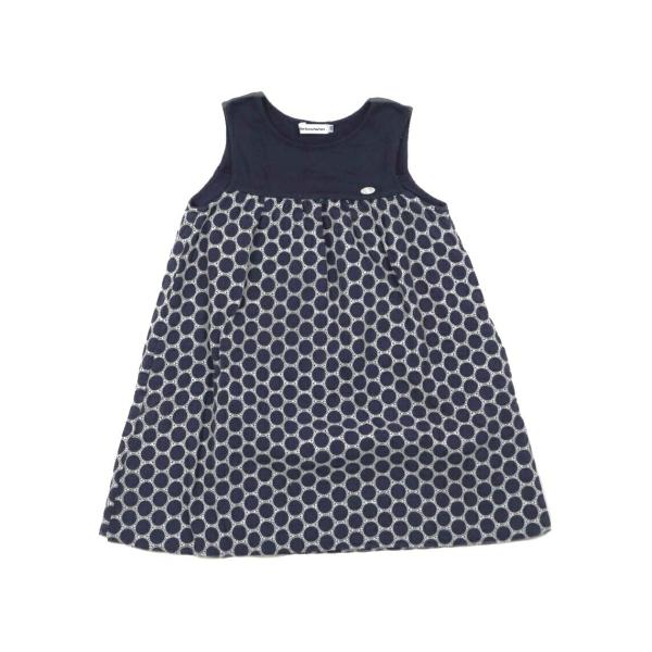 ベベ プチ ポワ ヴェール BeBe Petits Pois Vert ジャンパースカート 130サ...