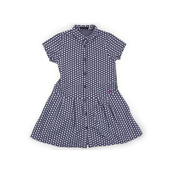 ベベ プチ ポワ ヴェール BeBe Petits Pois Vert ワンピース 130サイズ 女...