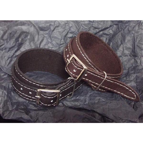 本革　ワンベルトバックル・ステッチ　ブレスレット【メール便：送料無料】【代引き可：送料別】レディース...
