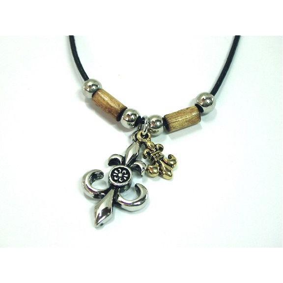 【送料無料】ワイルド　モチーフ　チョーカー　クロス　ネックレス【メンズ】【メール便：送料無】代引き可...