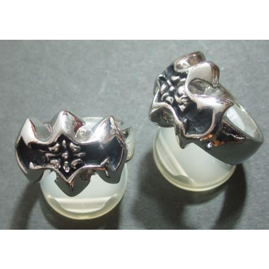 【送料無料】ブレードクロス　リング　指輪　中墨入り【メンズ】【メール便：送料無】代引き可：送料別