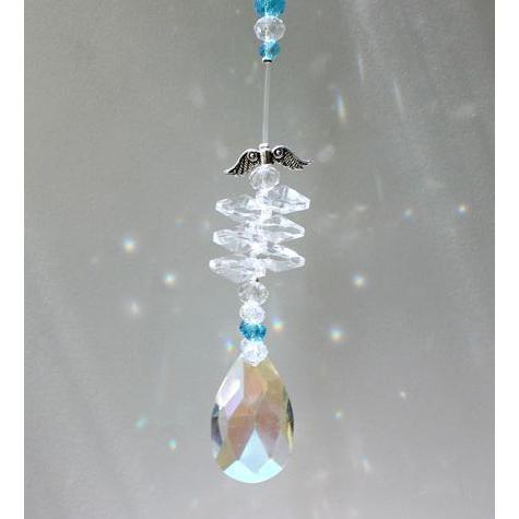 【送料無料】金運・仕事運アップ   クリスタル風水サンキャッチャー　雫【メール便：送料無料】【代引き...