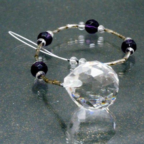 【送料無料】金運・仕事運アップ   クリスタル風水サンキャッチャー　【メール便：送料無料】【代引き可...
